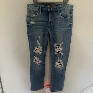 Joe’s Jeans ‘The Billie Crop’ Ripped Jeans